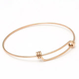 10pcs Stainless Steel Adjustable Bracelet Bangle Accessories