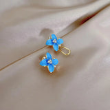 Leaf Earrings Ear Clip Women's Jewelry - 10pcs/lot