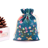 10pcs Colorful Pink Cotton Bags 10x14cm Jewelry Packaging Bag Pouches
