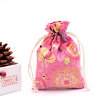 10pcs Colorful Pink Cotton Bags 10x14cm Jewelry Packaging Bag Pouches