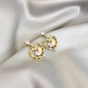 10pcs/lot Half Peach Earrings Ear Clip for Women