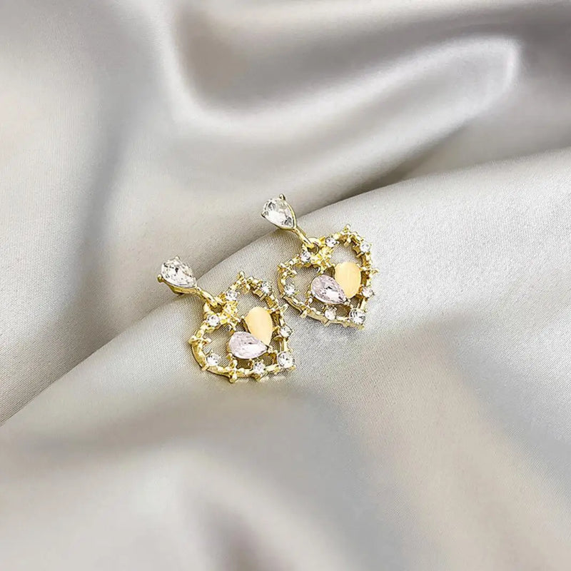 10pcs/lot Half Peach Earrings Ear Clip for Women