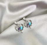 10pcs/lot Half Peach Earrings Ear Clip for Women