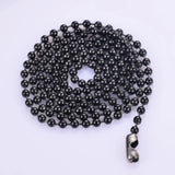 10pcs Stainless Steel Ball Chain Necklace Bracelet Keychain Dog Tag 15-100cm