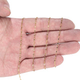 10pcs Stainless Steel Lip-shape Water-wave Chain for Pendant Necklace DIY