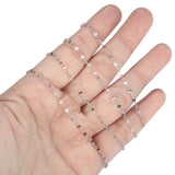 10pcs Stainless Steel Lip-shape Water-wave Chain for Pendant Necklace DIY