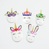 10pcs Unicorn Pendants for Easter/St. Patrick's/Valentine's