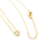 Stainless Steel Heart & Arrow CZ Choker Necklace for Mom