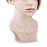 Stainless Steel Heart & Arrow CZ Choker Necklace for Mom
