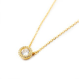 Stainless Steel Heart & Arrow CZ Choker Necklace for Mom