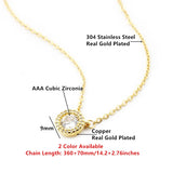 Stainless Steel Heart & Arrow CZ Choker Necklace for Mom