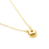 Stainless Steel Heart & Arrow CZ Choker Necklace for Mom