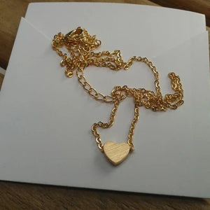 10pc Tiny Heart Necklace Pendant Stainless Steel Love Choker