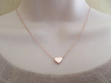 10pc Tiny Heart Necklace Pendant Stainless Steel Love Choker