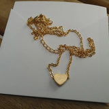 10pc Tiny Heart Necklace Pendant Stainless Steel Love Choker