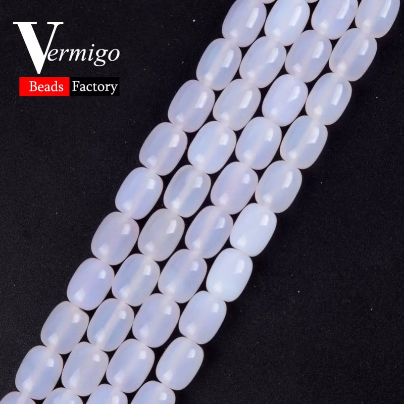 10x14mm Agates Barrel Shape Loose Beads for Jewelry Making