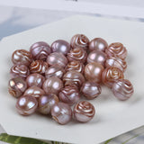 11-12/12-13mm Carved Freshwater Pearl Bead for Jewelry Making