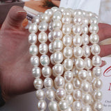 11-12mm Oval Rice Shape Pearl for Jewelry Making