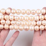 Natural Pink Freshwater Pearl Beads Strand 12-13mm