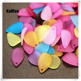 Acrylic Leaf Petal Beads Findings 500pcs Lot Jewelry Accessories