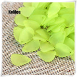 Acrylic Leaf Petal Beads Findings 500pcs Lot Jewelry Accessories