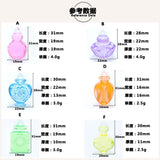 125pcs Perfum Shape Acrylic Necklace Pendants DIY Jewelry