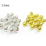 500pcs 12mm Silvery Chunky Acrylic UV Beads