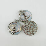Opal Stone Cat Necklace Pendant for Jewelry Making