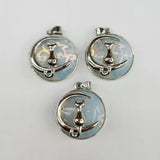 Opal Stone Cat Necklace Pendant for Jewelry Making