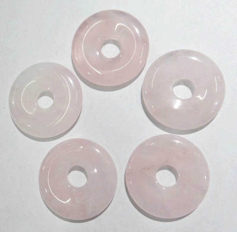 12pcs 30mm Natural Stone Quartz Crystal Charms for DIY Jewelry Making