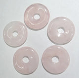 12pcs 30mm Natural Stone Quartz Crystal Charms for DIY Jewelry Making