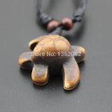 12pcs Hawaiian Turtles Pendant Wood Beads Surfing Necklace YN300