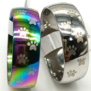 12pcs Pet Ring Stainless Steel Claw ring Jewelry