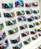 12pcs Pet Ring Stainless Steel Claw ring Jewelry