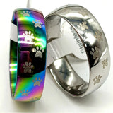 12pcs Pet Ring Stainless Steel Claw ring Jewelry