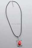 12pcs Sea Turtles Stone Pendants Necklace Gift