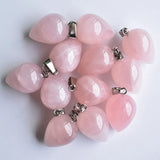12pcs Amethyst Cone Shape Pendants for Jewelry Making