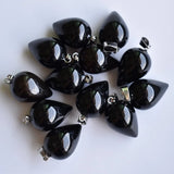 12pcs Amethyst Cone Shape Pendants for Jewelry Making