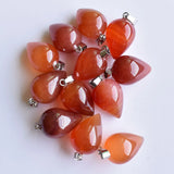 12pcs Amethyst Cone Shape Pendants for Jewelry Making