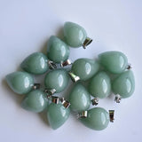 12pcs Amethyst Cone Shape Pendants for Jewelry Making