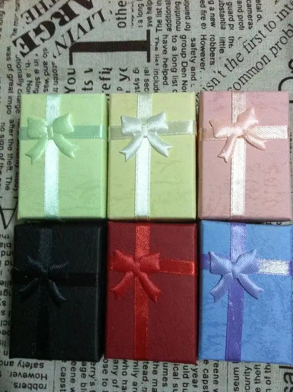 Assorted Jewelry Box 12pcs Ring & Earring Packaging