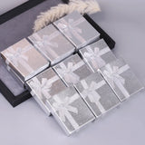 12pcs Pink Cardboard Jewelry Packaging Box - Earrings Ring Necklace Gift Wedding