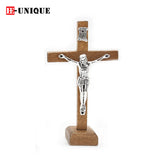 12pcs/lot Wooden cross Desktop Decor Christian Religious ornament