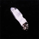 12pcs Natural Gem Stone Clear Quartz Crystal Point Pendant Pendulum for Necklace