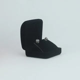 12pcs Velvet Wedding Earrings Display Stud Earrings Flocking Boxes