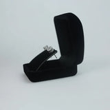 12pcs Velvet Wedding Earrings Display Stud Earrings Flocking Boxes
