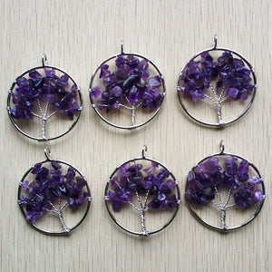 12pcs/lot Tree of Life Wire Wrapped Pendants 50mm for Jewelry Necklace Making