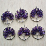 12pcs/lot Tree of Life Wire Wrapped Pendants 50mm for Jewelry Necklace Making