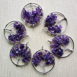 12pcs/lot Tree of Life Wire Wrapped Pendants 50mm for Jewelry Necklace Making