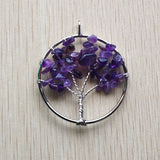 12pcs/lot Tree of Life Wire Wrapped Pendants 50mm for Jewelry Necklace Making